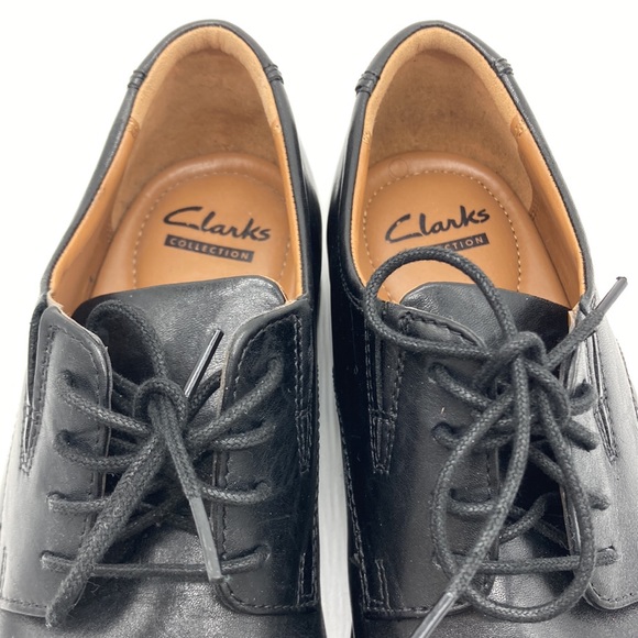 Clarks Mens Leather Dress Shoe US 8 - Picture 7 of 11